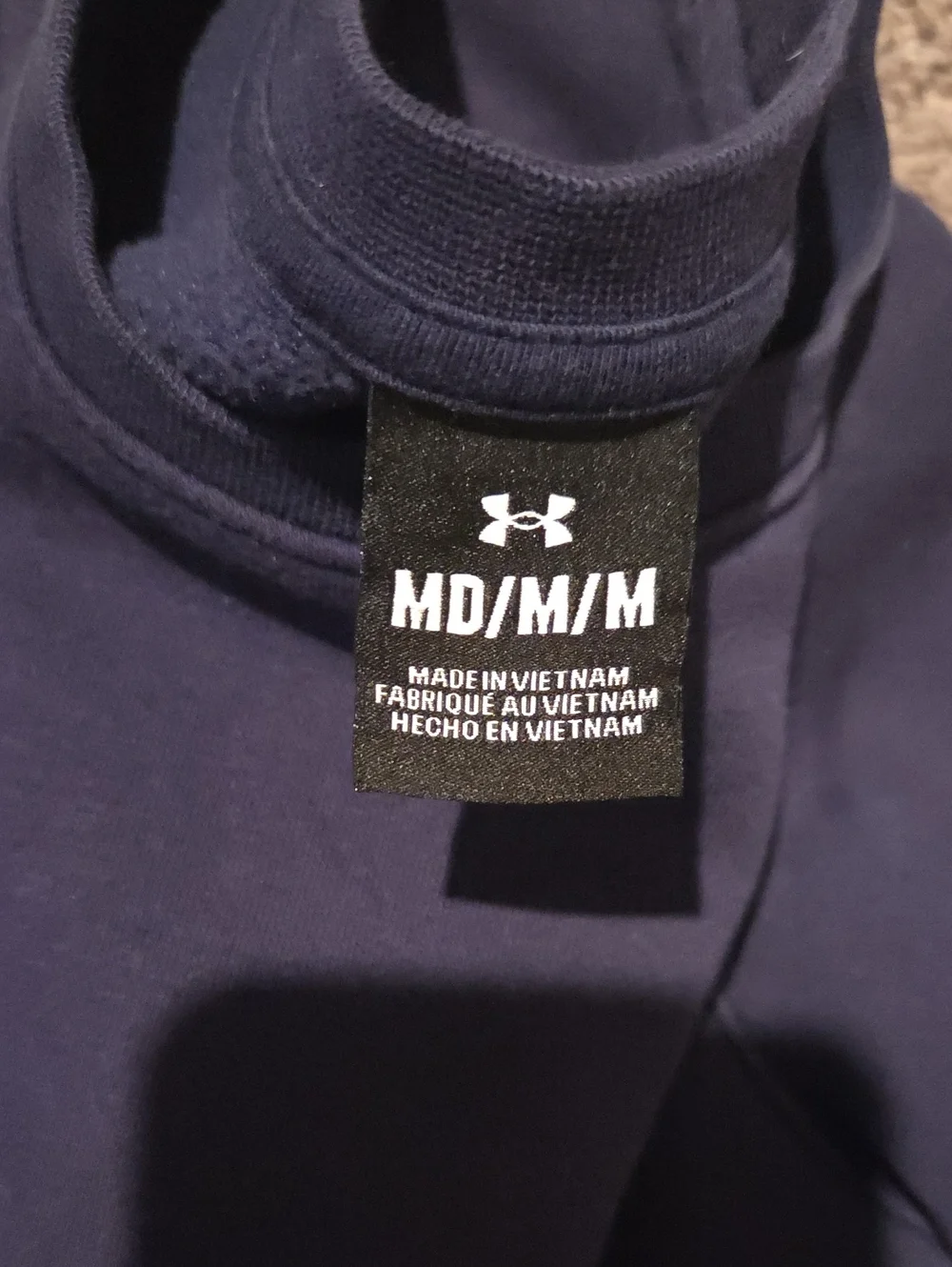 Under Armour Men's Navy Crewneck Sweatshirt